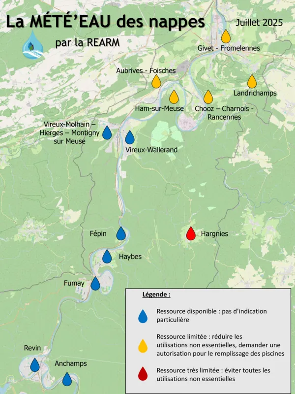 MétéEAU nappes Juillet 2025